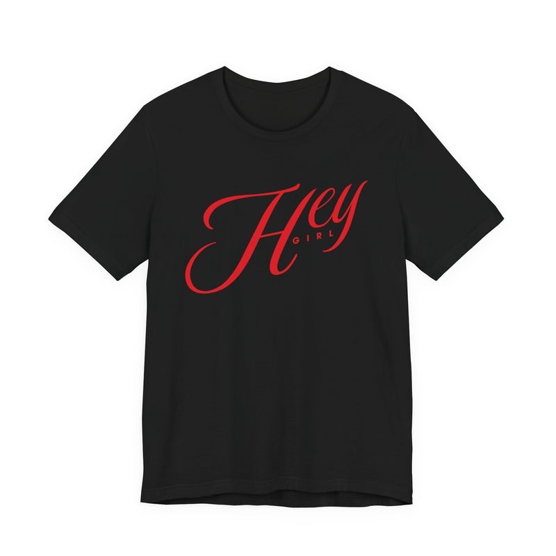 KEM 'Hey Girl' Retro Script Unisex Tee