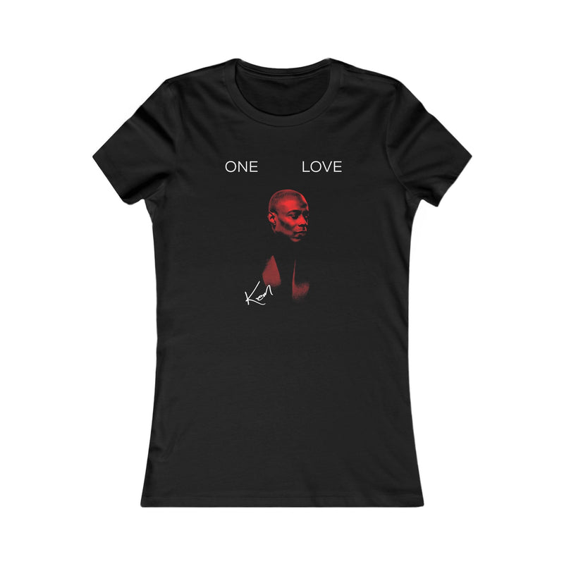 KEM "One Love" Red Noir Women's Tee