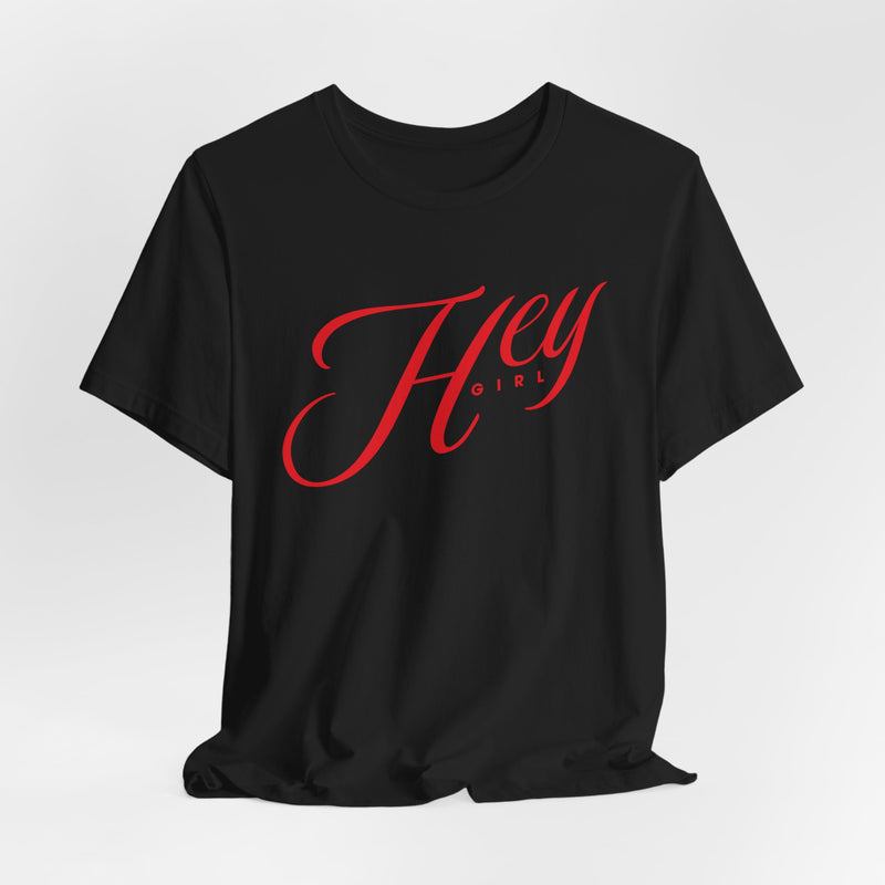 KEM 'Hey Girl' Retro Script Unisex Tee