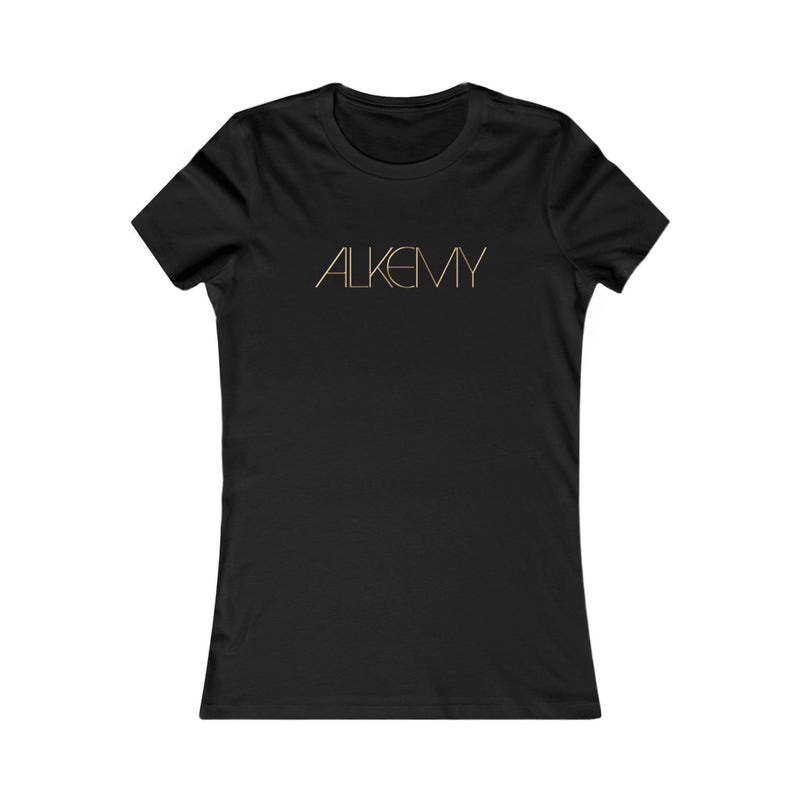 ALKEMY Women's Gold Logo Graphic T-Shirt