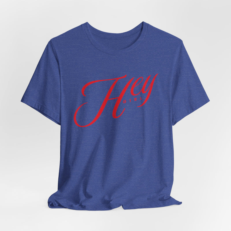 KEM 'Hey Girl' Retro Script Unisex Tee