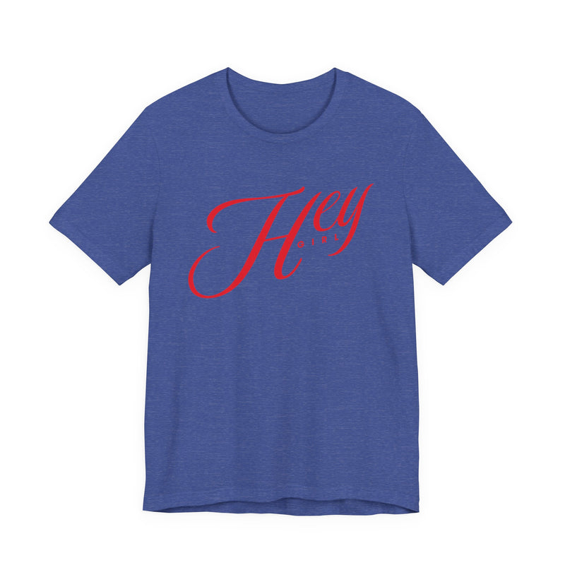 KEM 'Hey Girl' Retro Script Unisex Tee