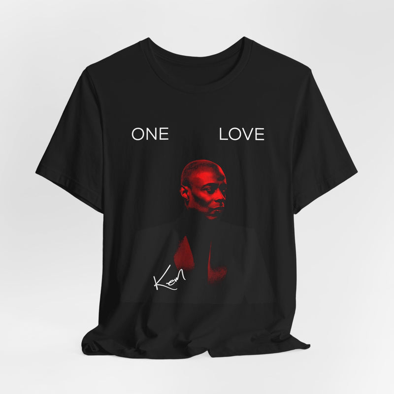 KEM "One Love" Red Noir Portrait Men's Tee