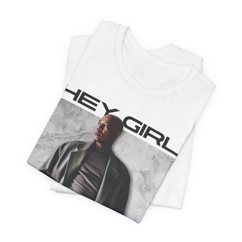 KEM 'Hey Girl' Portrait White Unisex Tee