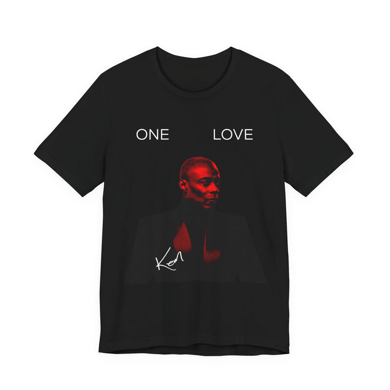 KEM "One Love" Red Noir Portrait Men's Tee